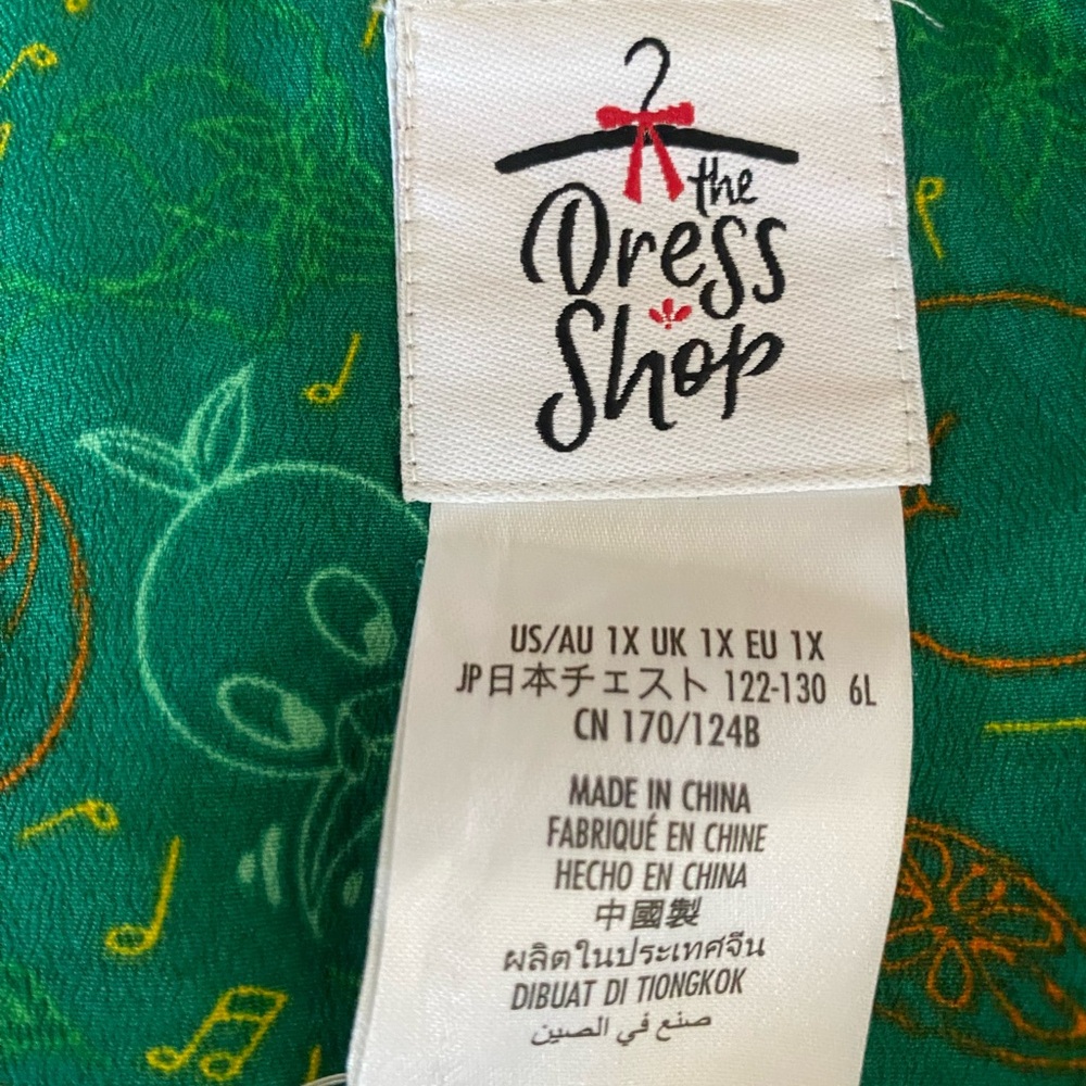 Disney dress shop NWT orange bird retro midi dress size 1x.  5h - Picture 6 of 9